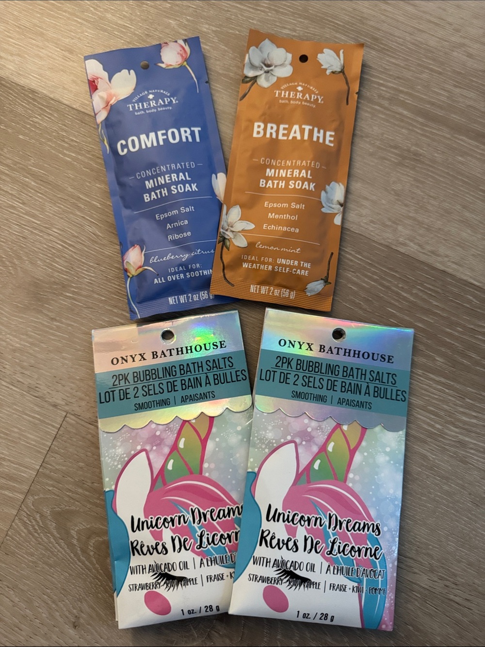 Bath Salt Soak Set (6 piece Set) NEW 🏷️